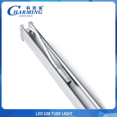 U38 Tube Light Invisible Cabling Design LED Light Hỗn hợp kim nhôm thân đèn LED Tube LED ngoài trời
