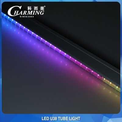 U38 Tube Light Invisible Cabling Design LED Light Hỗn hợp kim nhôm thân đèn LED Tube LED ngoài trời