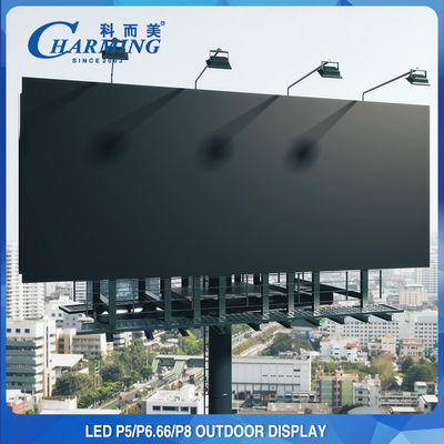 Màn hình quảng cáo LED ngoài trời liền mạch P5 được gắn cực 320x160mm