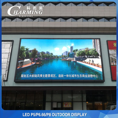 P5 P8 P10 LED Video Wall Billboard ngoài trời Kích thước lớn 960 * 960mm