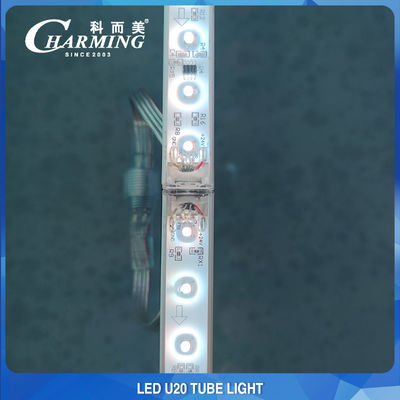 Thiết kế cáp U20 Dải đèn LED chống nước cho mặt tiền tòa nhà ngoài trời
