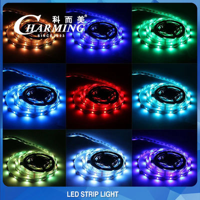 Đèn LED dải 14W IP42 DC12V RGB Chiều rộng 10MM cho câu lạc bộ đêm