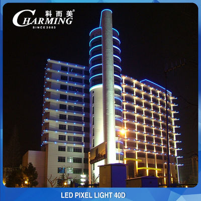 Đèn LED Pixel ngoài trời 1.44W Đường kính DC24V 40MM dành cho tòa nhà