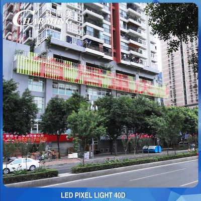 Đèn chiếu sáng mặt tiền nhà chống nước IP68, đèn LED pixel đủ màu DC24V