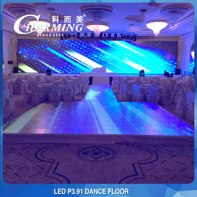 Sàn nhảy LED đủ màu 65536 Dot/m2 3D từ tính cho hộp đêm