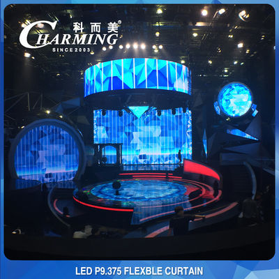 Bảng điều khiển màn hình LED linh hoạt Ultralight 135W, Tường video LED Flex chống thấm nước