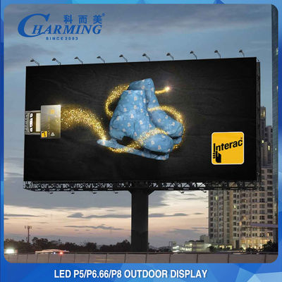 Tường video LED ngoài trời 1200W P5 P8 không thấm nước cho quảng cáo