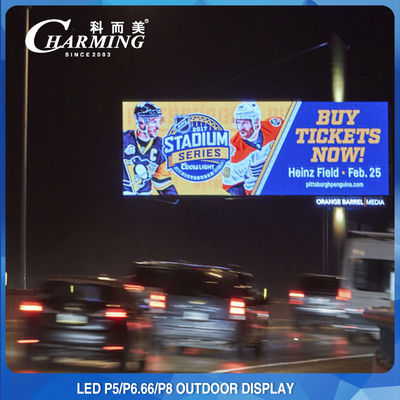 5500CD Outdor LED Video Wall Cấu trúc khóa nhanh Hiển thị 2K 4K