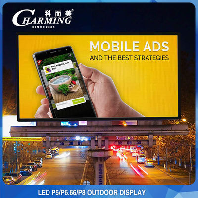 AC 110/220V ngoài trời LED màn hình tường video 8K hợp kim nhôm