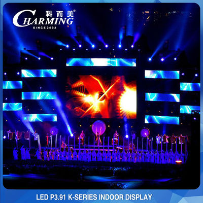 Màn hình LED cho thuê ngoài trời 14-16 Bit 4k P3.91 Độ dày 86mm