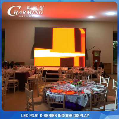 Tường video hiển thị LED P3.91 200W, Màn hình tường LED đa năng Hiển thị ngoài trời