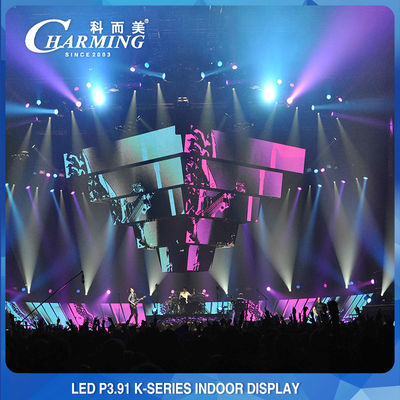 Màn hình LED cố định trong nhà Ultrawide P3.91 500x1000mm Trọng lượng nhẹ