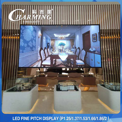 Màn hình LED SMD1515 IP42 cho phòng hội nghị, tường LED 200W HD hợp kim nhôm