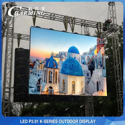 Bức tường Led sân khấu ngoài trời P3.91 Cho thuê Led Display 4K độ sáng cao