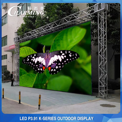 Bức tường Led sân khấu ngoài trời P3.91 Cho thuê Led Display 4K độ sáng cao