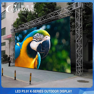 P3.91 Màn hình LED chống mài mòn 4K cho các sự kiện, cho thuê màn hình treo tường video chống va chạm