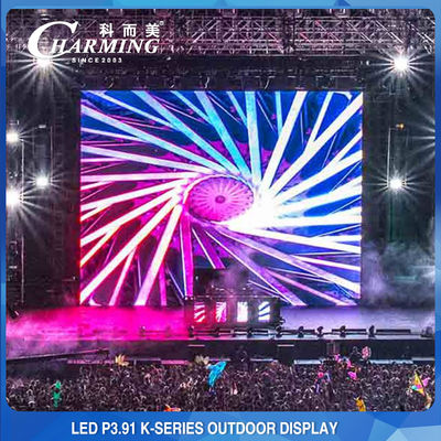 Bức tường Led sân khấu ngoài trời P3.91 Cho thuê Led Display 4K độ sáng cao