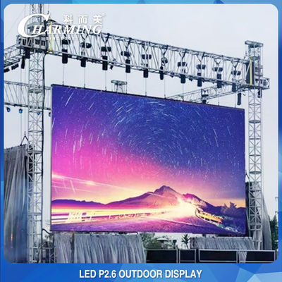 Hiển thị tường video LED P2.6 đa chức năng Cho thuê ngoài trời cho các buổi hòa nhạc Hội chợ thương mại