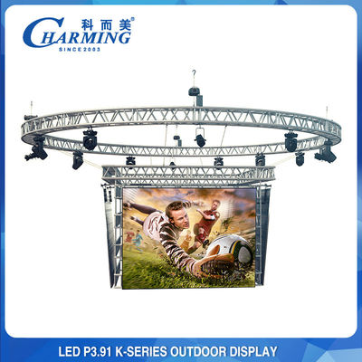Sự kiện sân khấu ngoài trời màn hình LED, P3.91 / P2.6 màn hình hiển thị tường video LED
