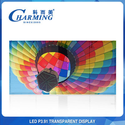 Màn hình LED trong suốt RGB nhẹ P3.91 Trong nhà Hình ảnh rõ nét ngoài trời