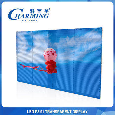 Màn hình LED trong nhà P3.91 nhẹ trong suốt ngoài trời 1000x500MM