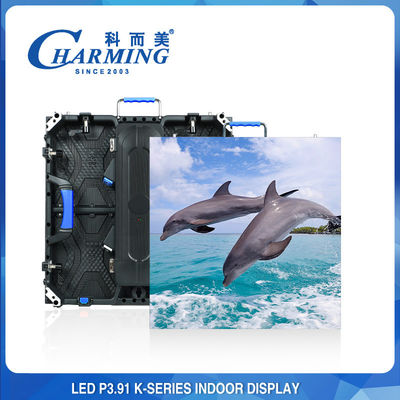 Bức tường video LED đầy màu trong nhà