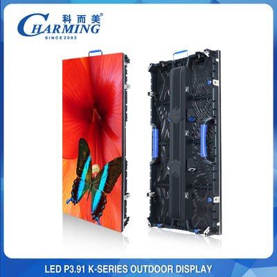 P3.91 Màn hình video LED cho thuê ngoài trời IP65 K Series 14-16 Bit