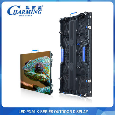 P3.91 K Series LED Outdoor Screen Ultra Wide Viewing Angle Lamp Beads Design màn hình LED