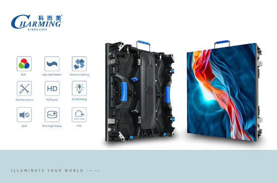 Màn hình LED ngoài trời CH Serial cho thuê Công nghệ được cấp bằng sáng chế Tỷ lệ làm mới cao