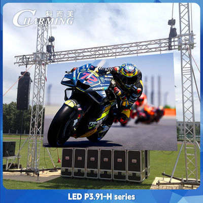 Sự kiện thuê lớn màn hình video LED chống nước IP65 màn hình hiển thị LED thương mại P3.91