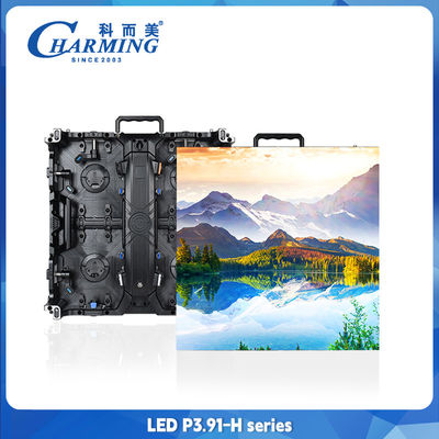 Ngoài trời thuê màn hình LED hợp kim nhôm P3.91 Full Color LED Video Wall