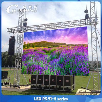 4500CD/m2 P3.91 Chiếc màn hình LED cho thuê 500*1000mm IP65 Digital