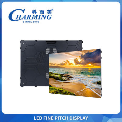 Màn hình LED trong nhà kích thước tương thích - 320x640mm P1.86 P2.22 Tủ dễ sửa chữa phía trước Màn hình truyền thông nhà thờ