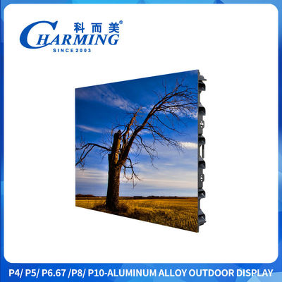 P4 P6 P8 Quảng cáo ngoài trời Ip65 màn hình LED với 3840Hz