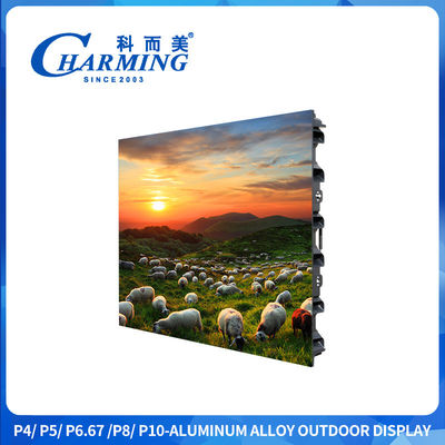 Bảng quảng cáo màn hình LED P6 Phố gắn 960x960MM màn hình LED P4 Video ngoài trời