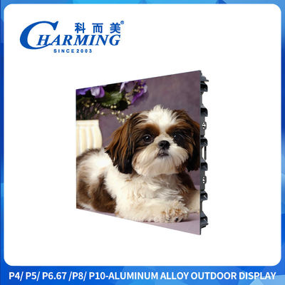 38kg trọng lượng P4 960x960 128mm độ dày ngoài trời màn hình hiển thị LED với khóa chống nước