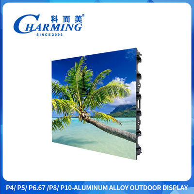 38kg trọng lượng P4 960x960 128mm độ dày ngoài trời màn hình hiển thị LED với khóa chống nước