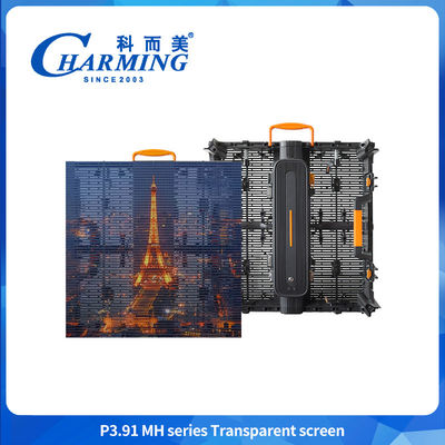 Màn hình LED trong nhà ngoài trời kính LED trong suốt màn hình hiển thị phim màn hình video