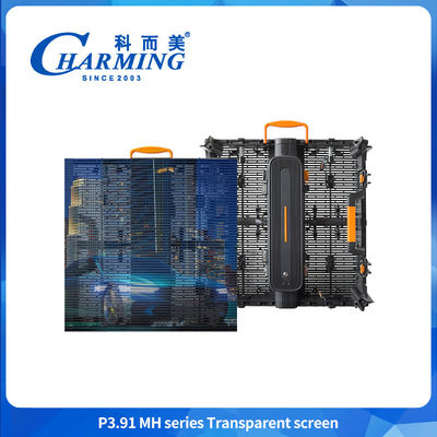 Full Color P3.91 Màn hình hiển thị LED ngoài trời trong suốt HD Màn hình hiển thị LED trong suốt Cho quảng cáo