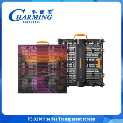 4K IP65 Flexible Transparent Film Display Glass Display RGB Transparent LED Screen Màn hình LED