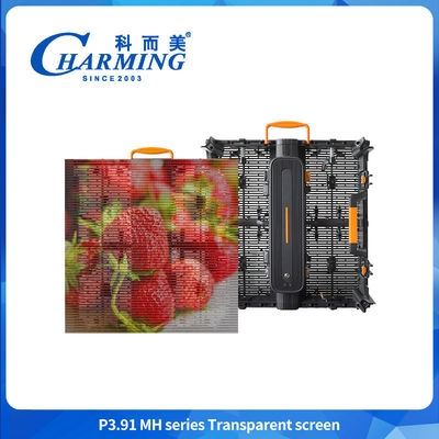 Màn hình LED trong suốt 16 bit P3.91 Màn hình tường LED trong suốt chống va chạm