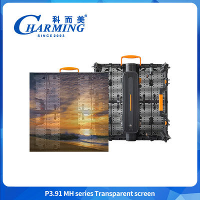 Full color 3D P3.91MH Series Màn hình minh bạch Màn hình tường led cực mỏng