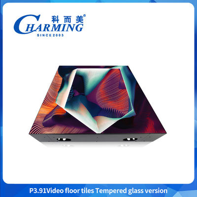 GOB Quá trìnhĐường nhảy thủy tinh được làm nóng P3.91 Công nghệ đóng gói nhanh sàn nhảy thủy tinh