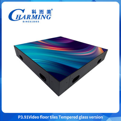 IP65 Waterroof P3.91 VIDEO Floor TILES VERSION TEMPERED GLASS
