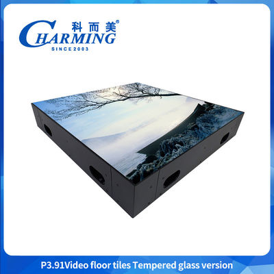 Chuyên nghiệp Trung Quốc Indoor SMD1921 Kiểm soát nước 3D Glass Mirror LED Display Dance Floor Digital Signage LED Video Floor Tiles For Events