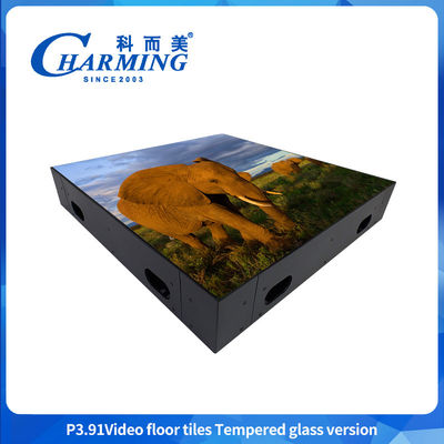 Sàn nhảy thủy tinh được làm nóng P3.91 sàn nhảy thủy tinh Bảo trì nhà ở nhanh chóng