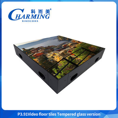 500X500Mm Trong nhà P3.9 Sân khấu tương tác Sàn nhảy tường video led Hiển thị màn hình gạch video cho các sự kiện quán bar Triển lãm thương mại
