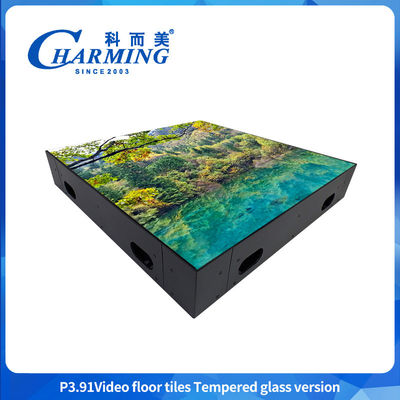 500X500Mm Trong nhà P3.9 Sân khấu tương tác Sàn nhảy tường video led Hiển thị màn hình gạch video cho các sự kiện quán bar Triển lãm thương mại