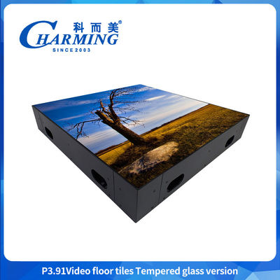 Sàn nhảy thủy tinh được làm nóng P3.91 sàn nhảy thủy tinh Bảo trì nhà ở nhanh chóng