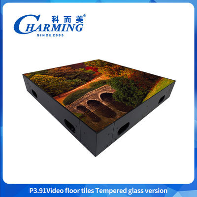 500X500Mm Trong nhà P3.9 Sân khấu tương tác Sàn nhảy tường video led Hiển thị màn hình gạch video cho các sự kiện quán bar Triển lãm thương mại